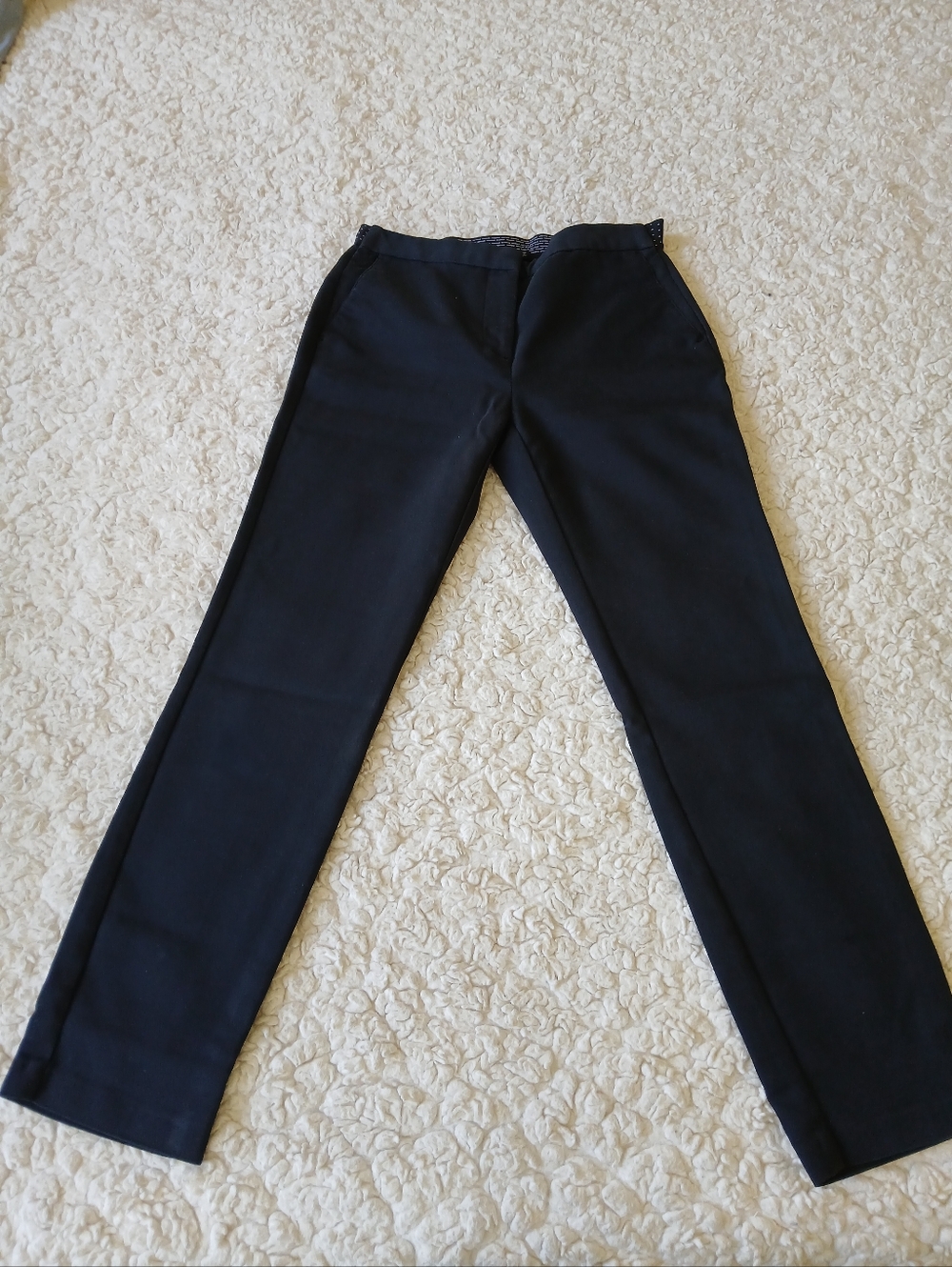 Zara Basics Womens Pants Small Size Black Petite